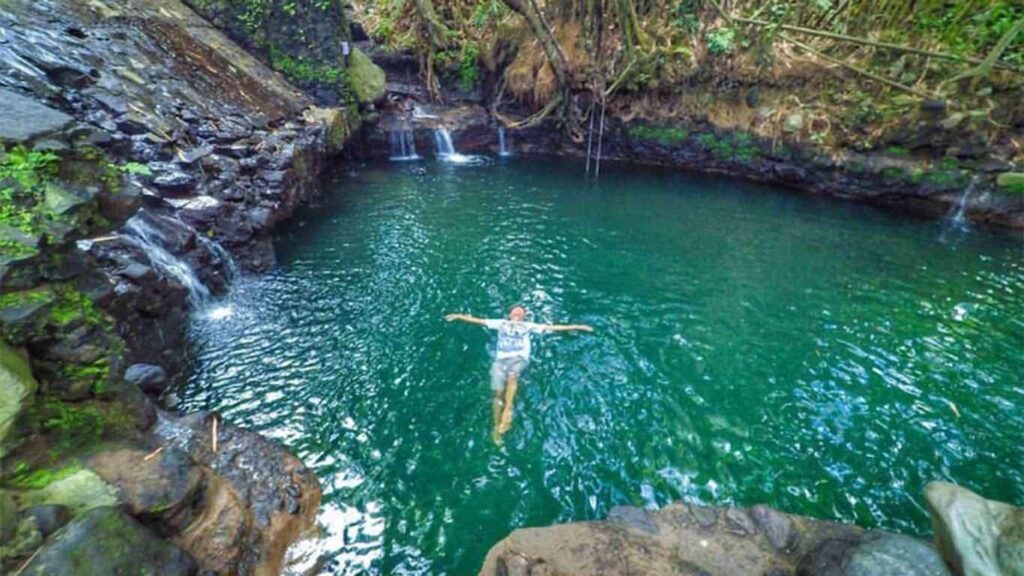 Desa Wisata ‘Blue Lagoon’ Tirta Budi,  Pemandian Sumber Mata Air Alami