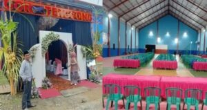 Gedung serba guna atau dinamai GOR Desa Tenggong berdiri megah dan dimanfaatkan berbagai event masyarakat. Sumber : Dokumen Desa for Tulungagung Times