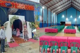 Gedung serba guna atau dinamai GOR Desa Tenggong berdiri megah dan dimanfaatkan berbagai event masyarakat. Sumber : Dokumen Desa for Tulungagung Times