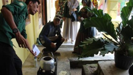 Kompor Berbahan Bakar Oli Bekas Hasil Inovasi Desa Lubuk Leban
