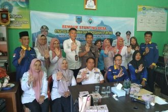 Kegiatan Rembuk Stunting di Desa Jagabaya. Sumber: Dok. sriwijayamedia.com