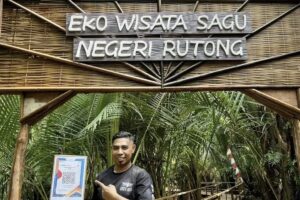 Pembayaran digital saat berwisata di Negeri Rutong. Sumber: Istimewa