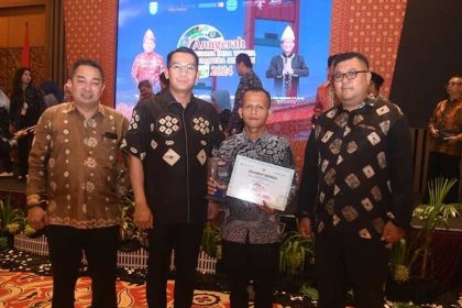 Desa Wisata Mulyo Rejo Raih Juara 2 Kategori Souvenir. Sumber Foto: Dok.musibanyuasin.