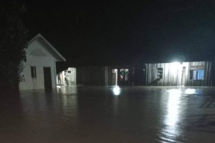 Rumah warga di Buru Selatan terendam banjir. Sumber: Dok. Ambon Terkini