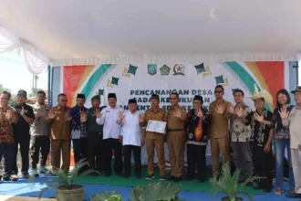 Penetapan Desa Baru sebagai Desa Sadar Kerukunan. Sumber: belitong.com