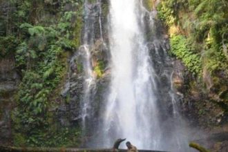 Air terjun Cunca Rede di kampung Ntaur, Desa Sano Lokom,