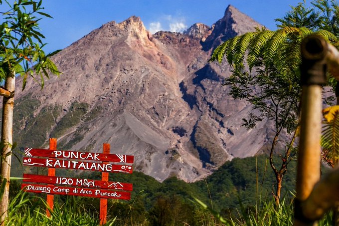 Pemandangan Ekowisata Kali Talang. Sumber foto: Akun resmi X.com Merapi Uncover.