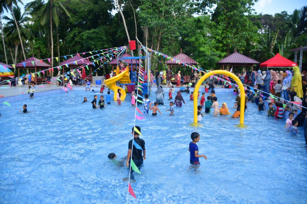 Wisata Fafaliang Waterpark Desa Panaikang. Sumber: Istimewa