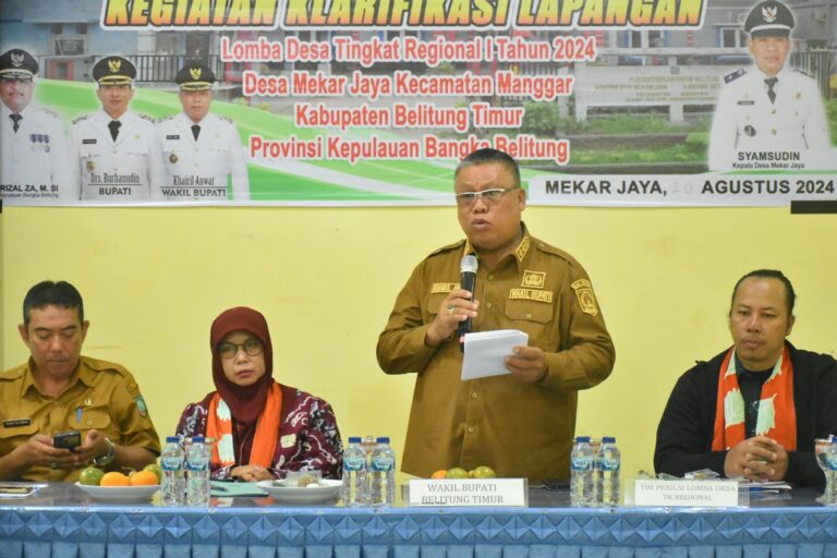 Pelaksaan klarifikasi lapangan di Desa Mekar Jaya. Sumber: rri.co.id