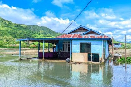 Kondisi rumah warga di Desa Tabumela, Kecamatan Tilango, Kabupaten Gorontalo pasca banjir, Sumber: Istimewa