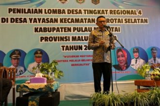 Penilaian Lomba Desa Tingkat Regional 4 di Desa Yayasan. Sumber: indotimur.com