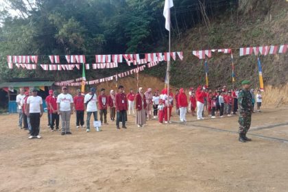 Perayaan lomba HUT ke 79 RI di Kelurahan Anggilowu. Sumber : sultra.kabardaerah.com