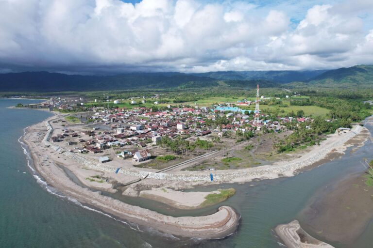 Pembangunan Polder System di Desa Tompe Rampung. Sumber: rri.co.id