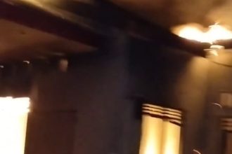Kantor Desa Maroneng Terbakar, Sumber: Istimewa