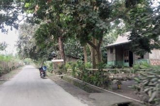 Suasana Desa Klatanlo, Kecamatan Wulanggitang, Kabupaten Flores Timur. Sumber foto : Pos-Kupang