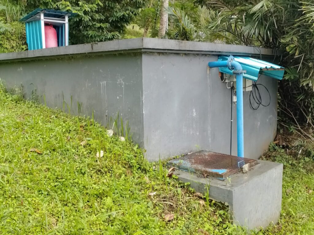 Tempat Filter Air Bersih Desa Angseri. Sumber Foto: Dokumentasi Pemdes Angseri