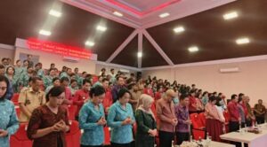 Suasana Dialog pengembangan Desa Ramah Perempuan dan Peduli Anak Bersama Menteri Pemberdayaan Perempuan dan Peduli Anak. Sumber Foto : BaliPolitik