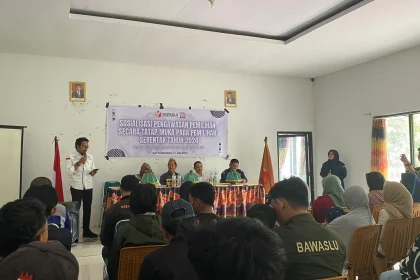 Sosialisasi Desa Sadar Pengawasan di Aula Desa Pattaneteang, Kecamatan Tompobulu, Kabupaten Bantaeng. Sumber: Istimewa