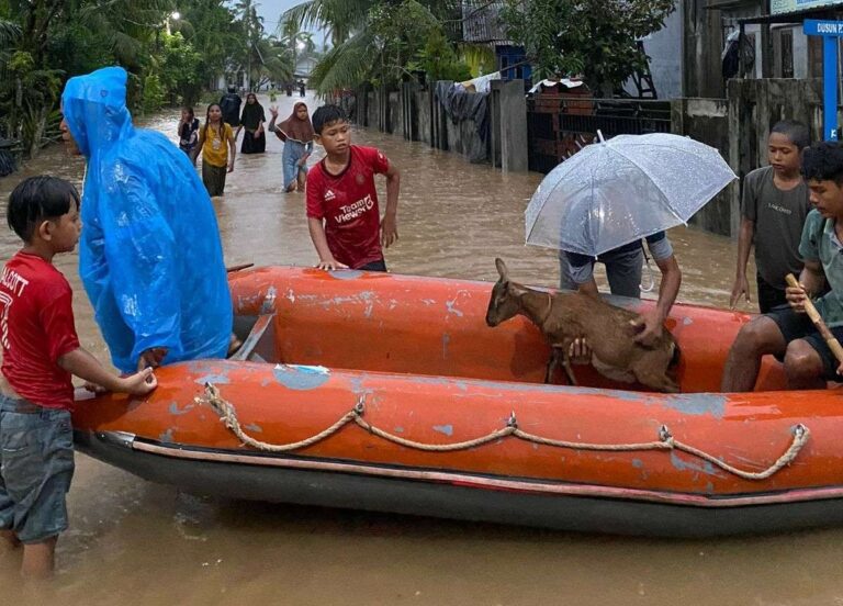 Kondisi Banjir di Desa Sapek. Sumber: istimewa