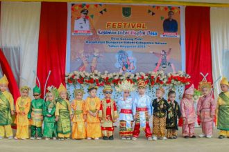 Peserta Lomba Fashion Show tingkat TK PAUD/KB . Sumber: rri.com