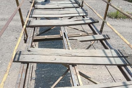 Kondisi Jembatan Gantung di Desa Handio. Sumber: Istimewa