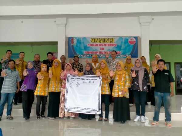 Desa Kauman Bojonegoro Terus Pemantapan Jadi Desa Antikorupsi dan Anti Gratifikasi. Sumber : bojonegorokab.go.id