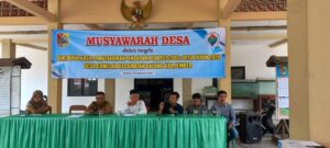 Kegiatan Musyawarh Desa Gumelar dalam rangka Penetapan Pemutakhiran Penduduk Berbasis SDGs Desa Tahun 2024. Sumber : Dapit Yusra untuk Kolomdesa