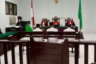 Sidang 3 terdakwa Tipikor Penyalahgunaan Dana Desa dan Alokasi Dana Desa, Negeri Haya. Sumber : TribunAmbon.com