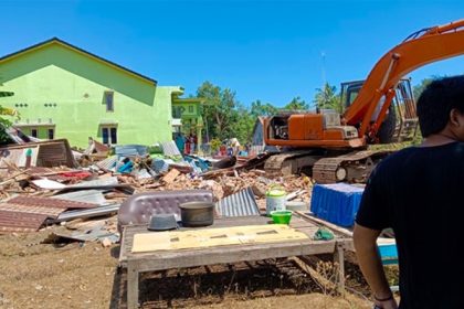 Rumah warga yang digusur di Desa Morenong. Sumber: sulsel.herald.id