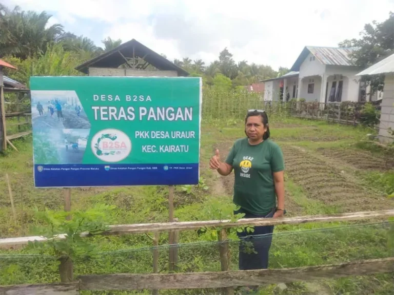 Program “Satu OPD Satu Desa Miskin” di Desa Uraur, Kecamatan Kairatu, Kabupaten Seram Bagian Barat (SBB). Sumber : Tribun-Maluku