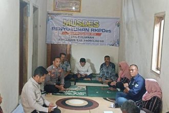 Pelaksanaan Musdes Desa Kalianan, Kecamatan Krucil, Probolinggo. Sumber : iNewsProbolinggo.id/Doni