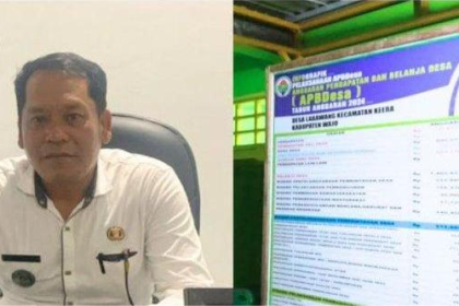 Kepala Desa Labawang, Haeruddin. Sumber: tribunnews.com.