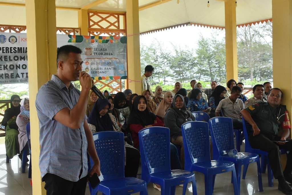 Acara peluncuran Kampong Ekonomi Kreatif (Kekar) Desa Baru. Sumber: Istimewa