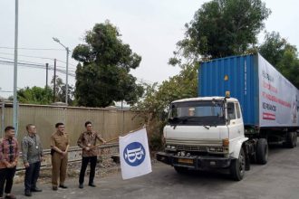 Pelepasan Ekspor Rotan PT Masagena Maruarar Salawasna ke Prancis. Sumber: Dokumentasi Molja Project.