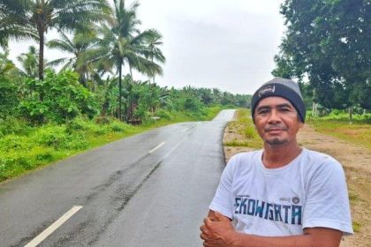 Tokoh masyarakat Desa Joubela, Kecamatan Morotai Selatan, Sukarno sarambae. Sumber : TribunTernate.com