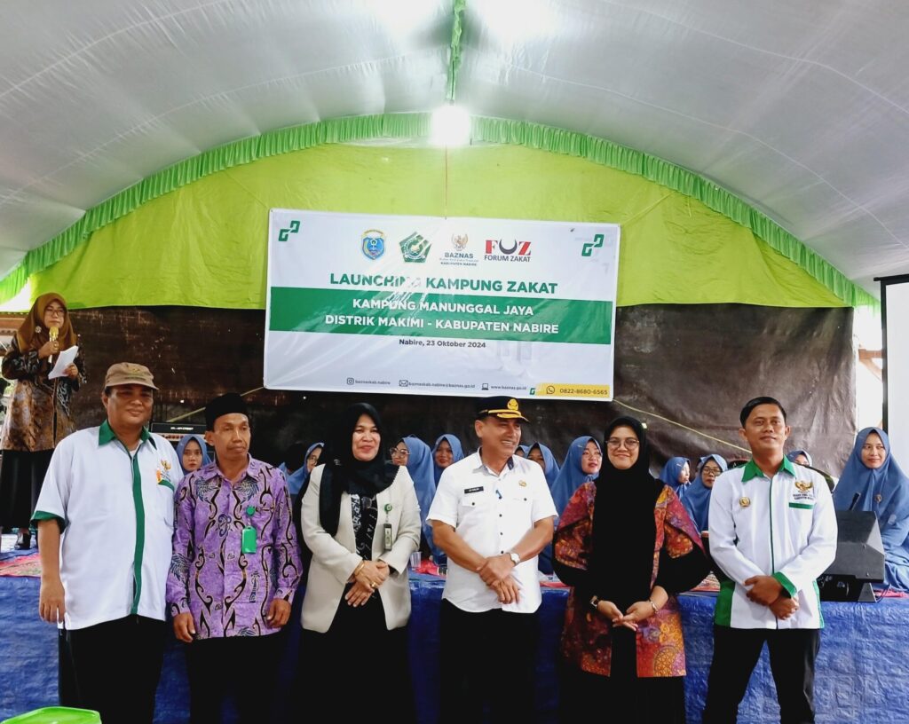 Launching Program Kampung Zakat di Kampung Manunggal Jaya. Sumber : suaraternate.com