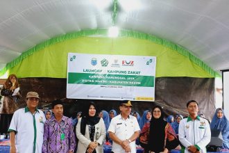 Launching Program Kampung Zakat di Kampung Manunggal Jaya. Sumber : suaraternate.com