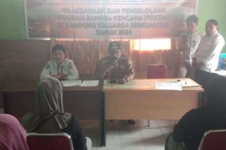 Kepala Kelurahan Wagom, H. Abdurrasyid Wadjo saat membuka kegiatan. Sumber : rri.co.id
