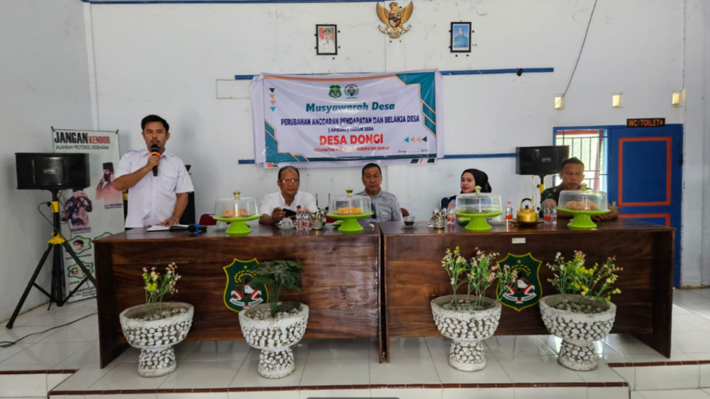 Musyawarah Desa (Musdes) Dongi. Sumber: dongi.digitaldesa.id.