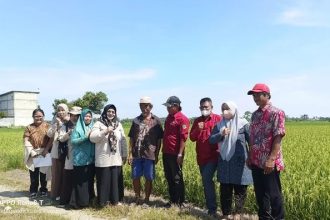Tim penilai lomba desa ketahanan pangan. Sumber: sulsel.pikiran-rakyat.com.