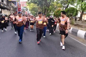 Kegiatan Korpri Run 2024 di Sulawesi Selatan. Sumber : makasar.pikiran-rakyat.com.