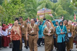 Sekda HST Kalimantan Selatan (Kalsel) Muhammad Yani mengapresiasi masyarakat Desa Hilir Banua.