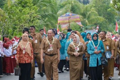 Sekda HST Kalimantan Selatan (Kalsel) Muhammad Yani mengapresiasi masyarakat Desa Hilir Banua.