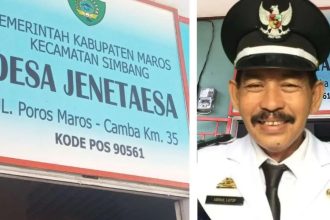 Kepala Desa Jenetaesa, Abdul Latif. Sumber: Beritasatu.com