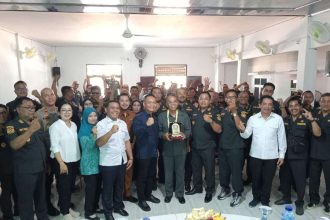 47 Kepala Desa Gianyar, Bali kunjungan Kecamatan Sidomulyo, Kabupaten Banyuasin. Sumber foto : RRI