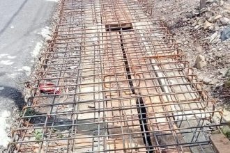 Kondisi saluran tertutup yang sedang dibangun. Sumber infokini.news