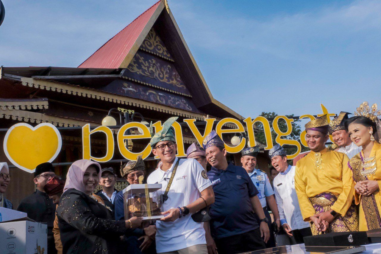 Desa Wisata Pulau Penyengat yang masuk dalam 75 besar Anugerah Desa Wisata Indonesia (ADWI) 2023 sebagai Pusat Studi Budaya Melayu Islam Sedunia. Sumber: Dok. Kemenparekraf