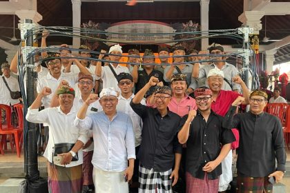 Peresmian Tiang Bersama di Desa Adat Intaran. Sumber Foto : Baliportalnews