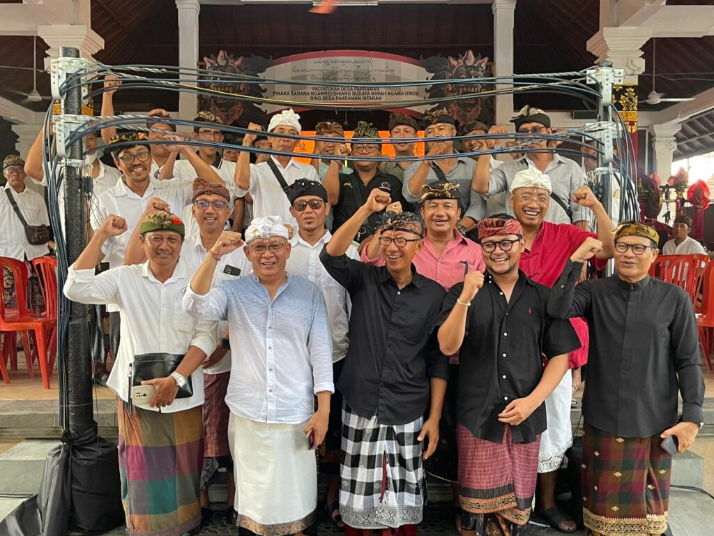 Peresmian Tiang Bersama di Desa Adat Intaran. Sumber Foto : Baliportalnews