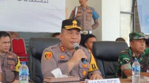 Pemeriksaan kades di Bolaang Mongondow Utara oleh Polres. Sumber: Antaranews.com